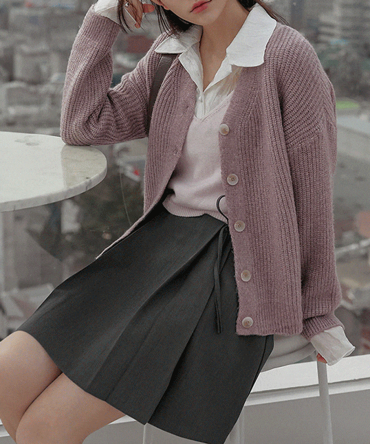 MIXルーズゆるカーディガン