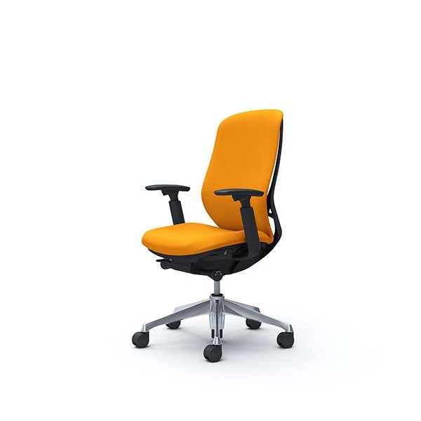 オカムラ シルフィー 可動肘 背クッション ハイ C687BRFSG8 オレンジ [オフィスチェア]