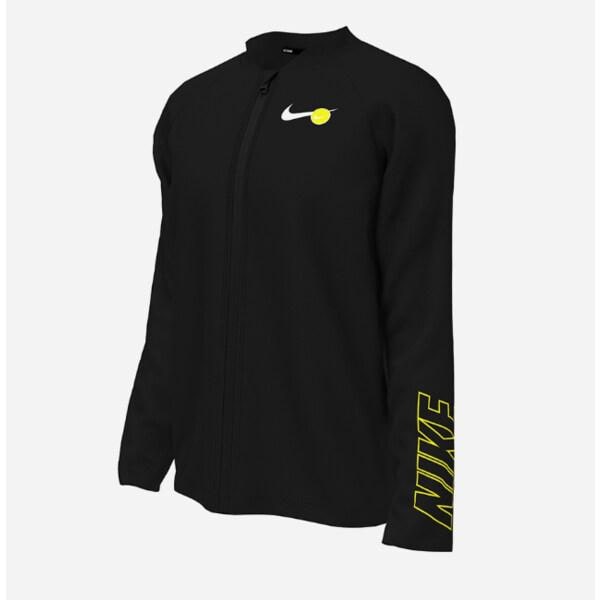 [] 子供用ロゴ ジップアップ 長袖 ハイドロガード NESSD836-001