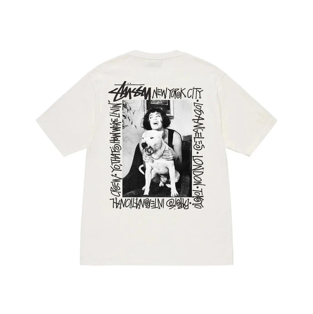 STUSSY カットソー 半袖 STUSSY HOW WERE LIVIN PIGMENT DYED TEE Tシャツ 1904855