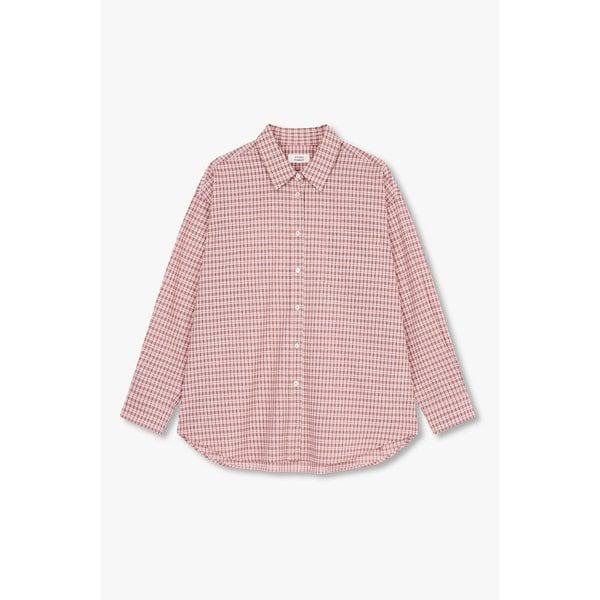 スモールチェックオーバーフィットシャツ9105321121064