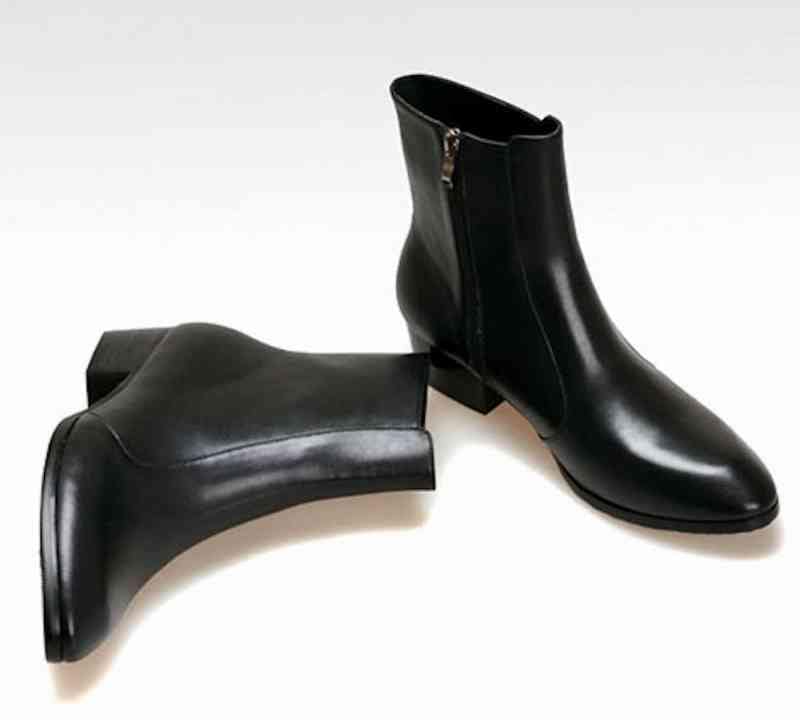 ブーツ メンズ 冬 完全 ファスナー 革 暖かい 本革 セット レザー シューズ 滑らない あったか 防寒 モード 防水 スエード 軽い 人気 幅広 大人 秋 ブランド 黒 ジッパー ブーツ夏 靴 春