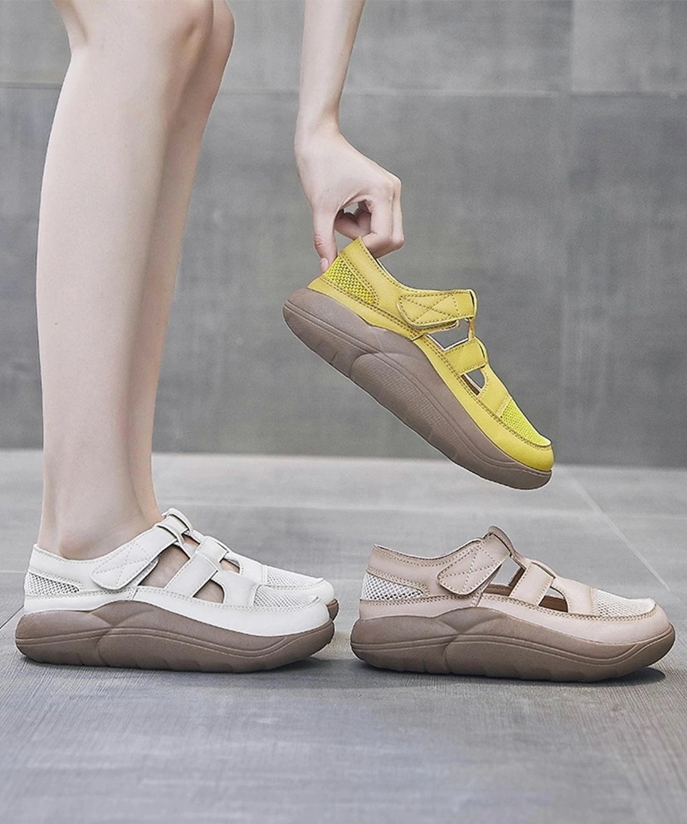 厚底スニーカーサンダル レディース韓国風 疲れにくいシューズ 運動靴 ジョギング アウトドアくつ旅行