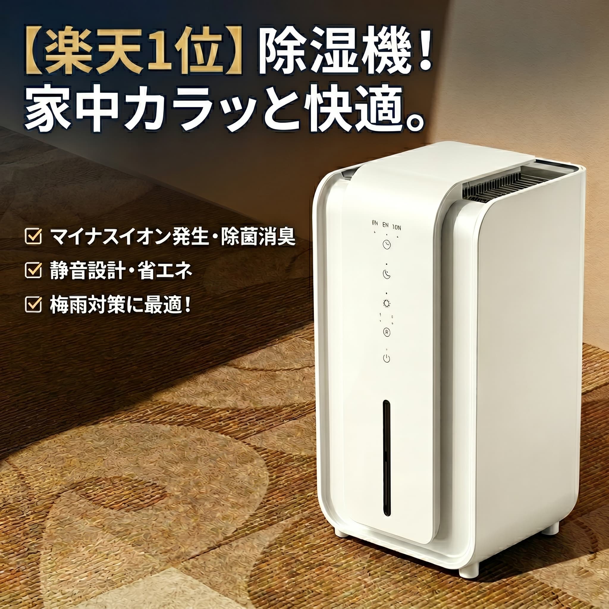 除湿機 コンパクト 小型 1.5L大容量タンク 自動霜取り 静音 省エネ タイマー機能 LEDライト搭載 強力除湿 カビ対策 結露防止 梅雨対策 衣類乾燥 浴室 寝室 リビング クローゼット対応 家庭