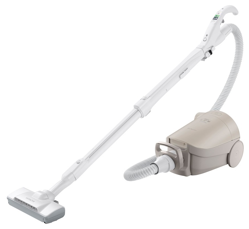 日立 CV-KP900P-C 紙パック式クリーナー　コード式　自走式パワーブラシ　ベージュ CVKP900PC