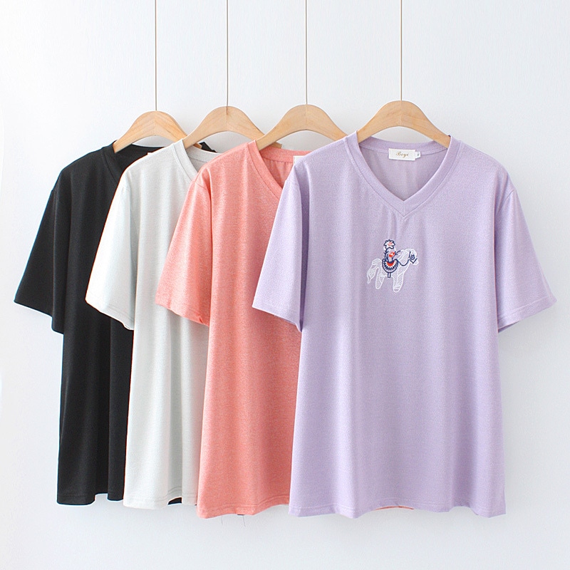 Tシャツ 韓国 半袖 レディーストップス 大きいサイズ 3l 4xl 5lブラウス カジュアル ゆっ