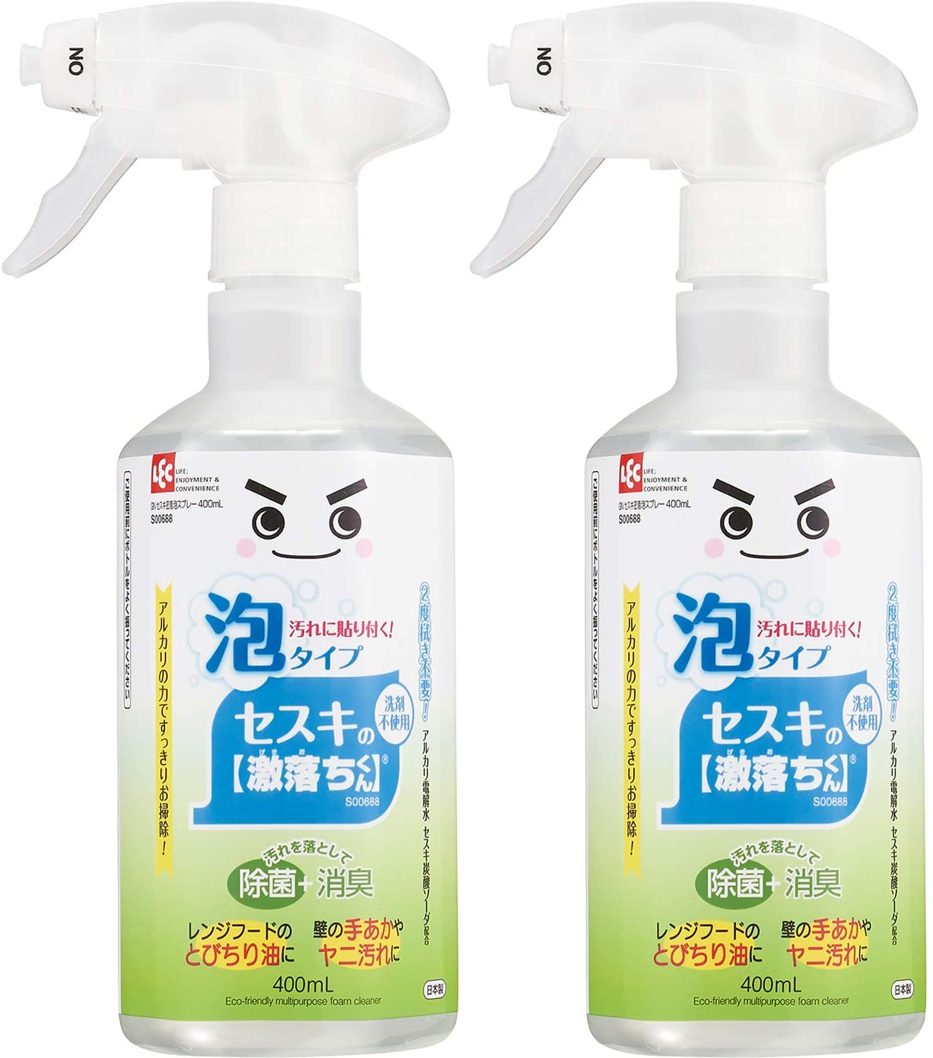 何でも揃う セスキの激落ちくん 泡スプレー 400ml セスキ炭酸ソーダ + アルカリ電解水 レック discoversvg.com