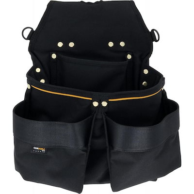 他サイト： 高儀 CORDURA 4ポケット 釘袋　収納袋 腰袋 工具収納 軽量 軽い 強い 取出しスムーズ ベルト装着 反射材 工具収納 工具差し コーデュラ TAKAGIの商品画像