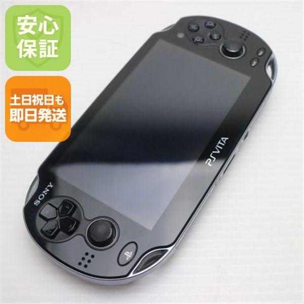 美品 PCH-1100 PS VITA ブラック game SONY PlayStation 3G/Wi-Fi 128