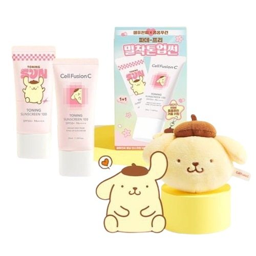 セルフュージョンシー トーニング サンスクリーン 35ml 1+1 サンリオ キャラクターズ 企画 （+ポンポンプリン キーリング）/韓国公式正規品