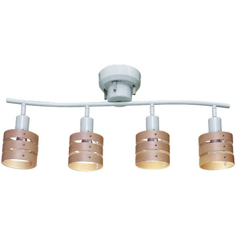 東京メタル　4灯シーリングライト リモコン付属 電球別売　HC-P018WHRCNDZ