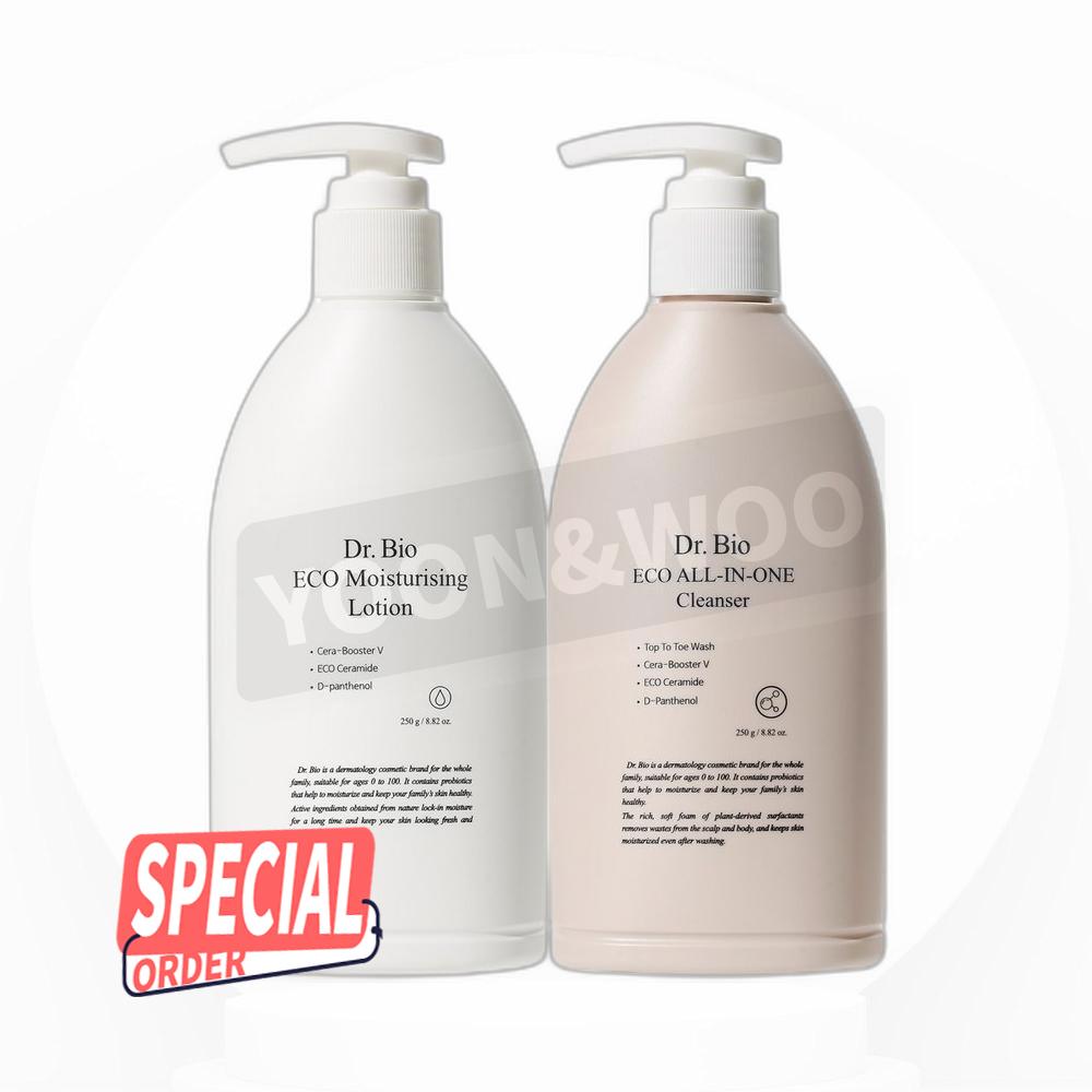 エコフェイス＆ボディローション250+オールインワンボディクレンザー250g 1個