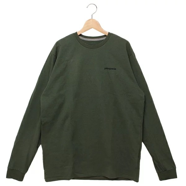 Tシャツ カットソー ロングスリーグ ピー６ロゴ レスポンシビリティー カーキグリーン メンズ PATAGONIA 38518 TPGN
