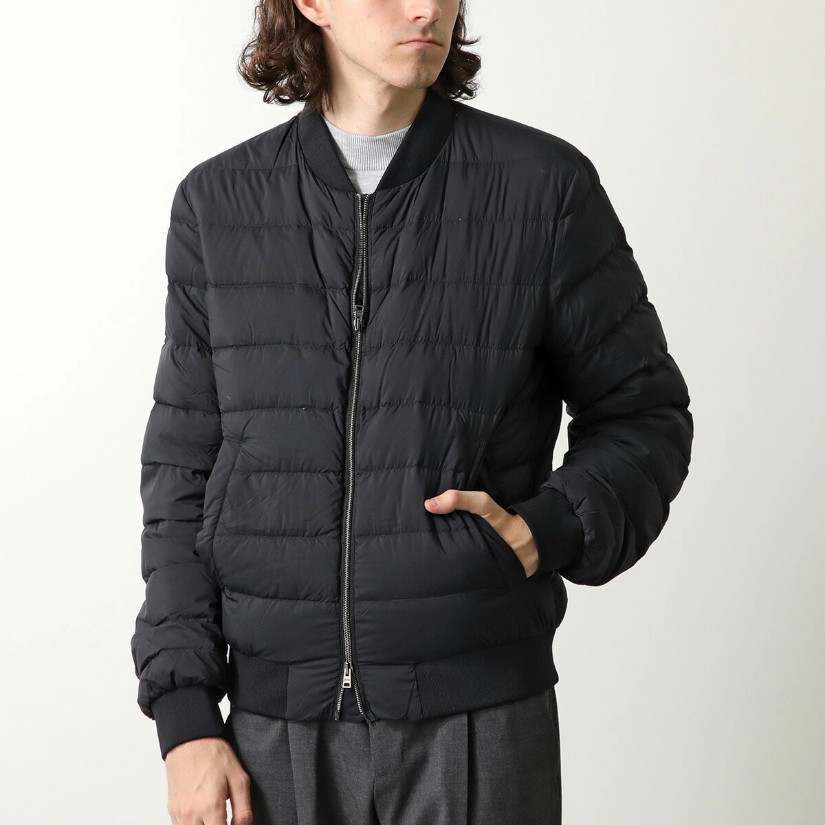 HERNO LEGEND ヘルノ レジェンド ダウンジャケット PI010ULE 12456Z メンズ ボンバージャケット ナイロン 長袖 9300 PI010ULE12456Z9300