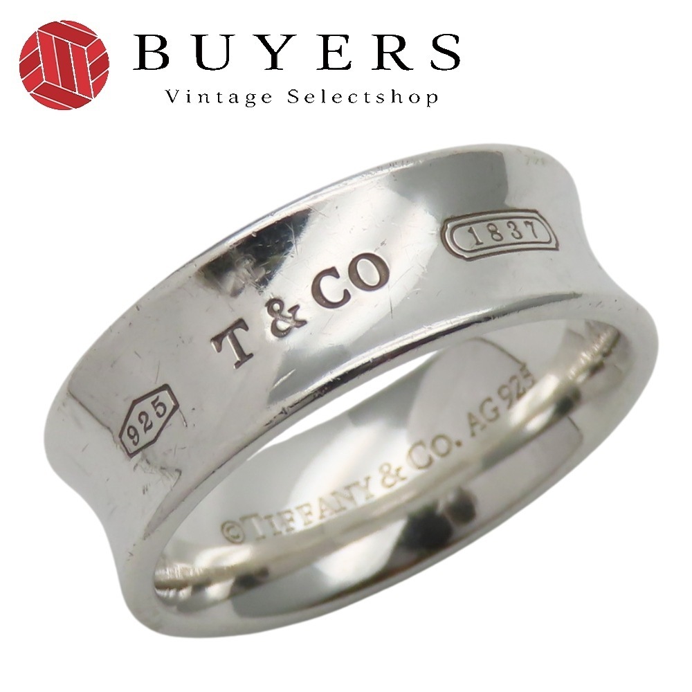 中古 リング・指輪 1837 シルバー925 約5.7g シルバー アクセサリー ミディアム 7mm レディース 女性