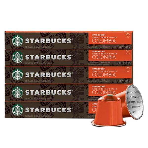 スターバックス ネスプレッソ カプセル コロンビア 10個入りx 5個 国内