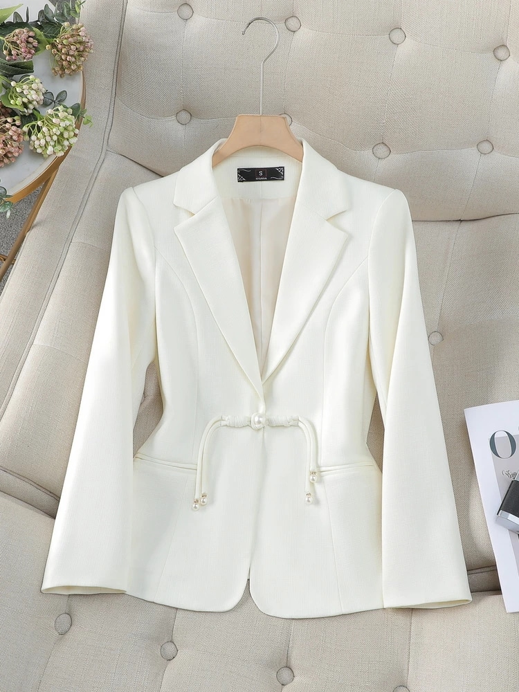 小西装外套 女 新作 春秋 シンプル 高級感 気質 レディース ファッション