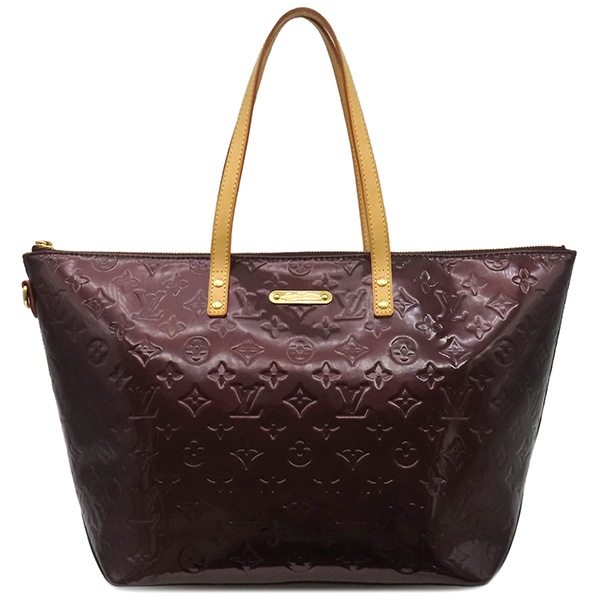 ルイヴィトン LOUIS VUITTON トートバッグ ベルヴュー GM モノグラムヴェルニ アマラント ゴールド金具 紫 M93589 FL5007【中古】