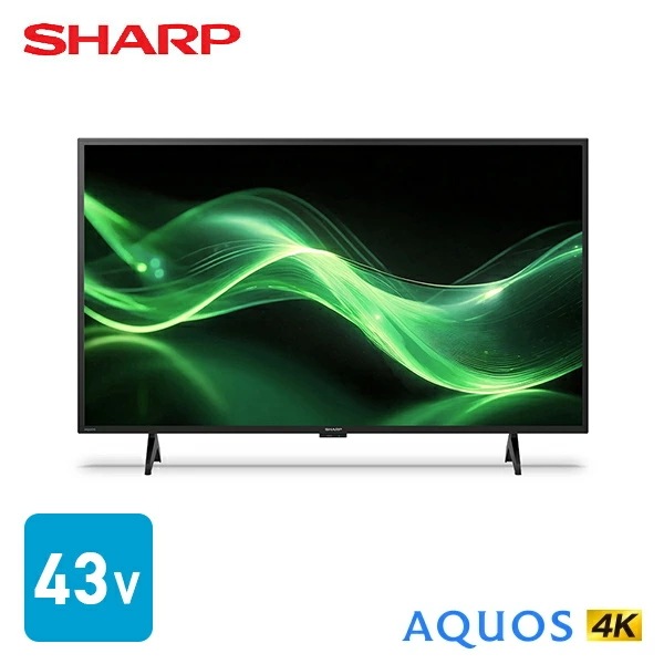 アクオス(AQUOS) 43V型 液晶テレビ 外付けHDD対応 4Kダブルチューナー 4T-C43GJ1