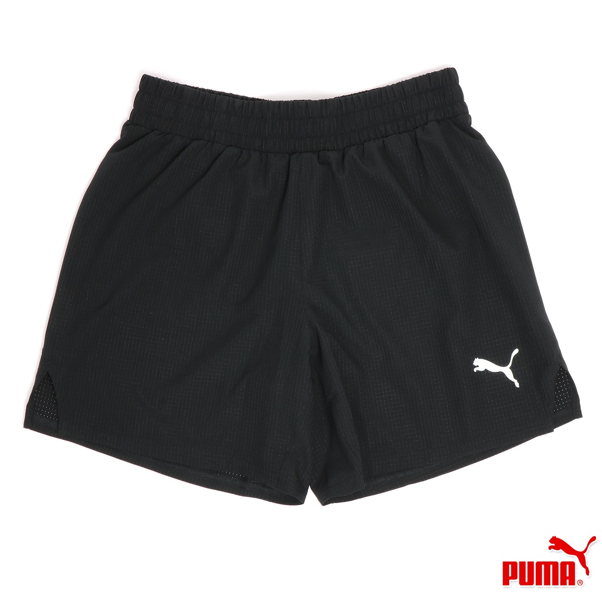 ランニング ウーブン 5インチ ショーツ メンズ/レディース ハーフパンツ ブラック S/M/L/XL 521980