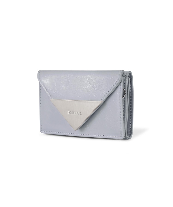 新品、フェネックCRINKLE TRIANGLE 二つ折り財布 Qoo10 フェネック CRINKLE TRIANGLE 二つ折