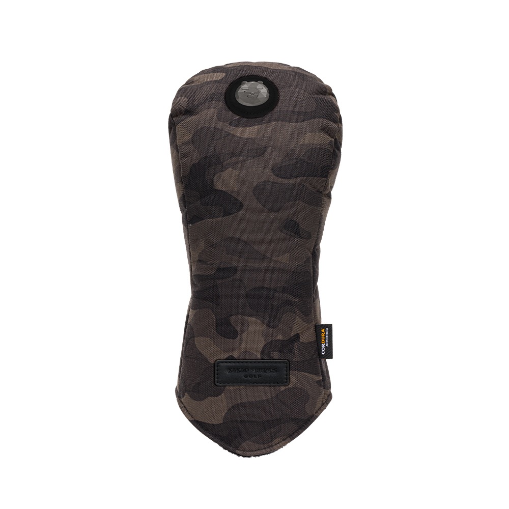 [カカオフレンズゴルフ]コーデュラドライバーカバー-ライアン（ブラック）