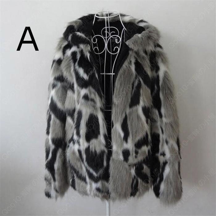 フェイクファー 毛皮コート 人気 上質 コート 上着 ジャケット ファーコートメンズ ショートコート おしゃれ アウター 暖かい 秋冬 ファッション 高級-81