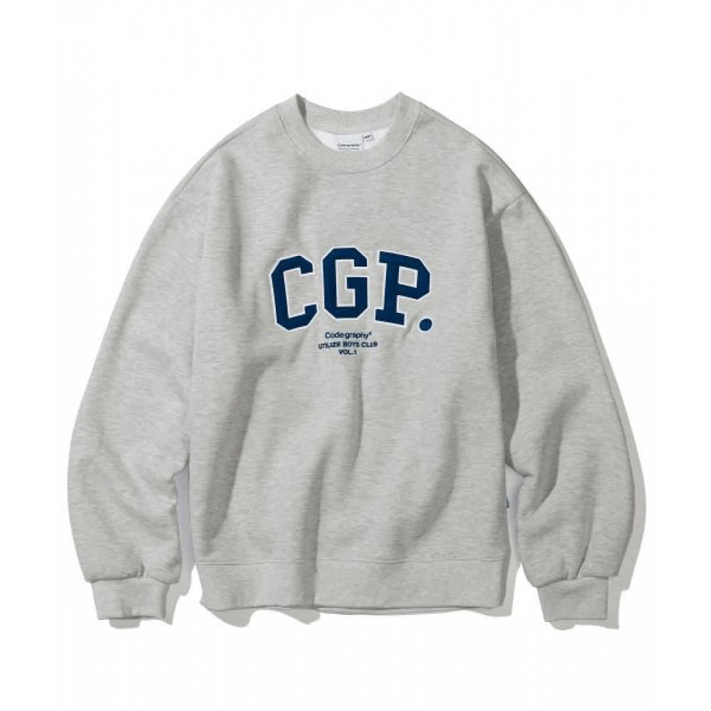 コデグリー CGP アーチロゴスウェットシャツ_グレー