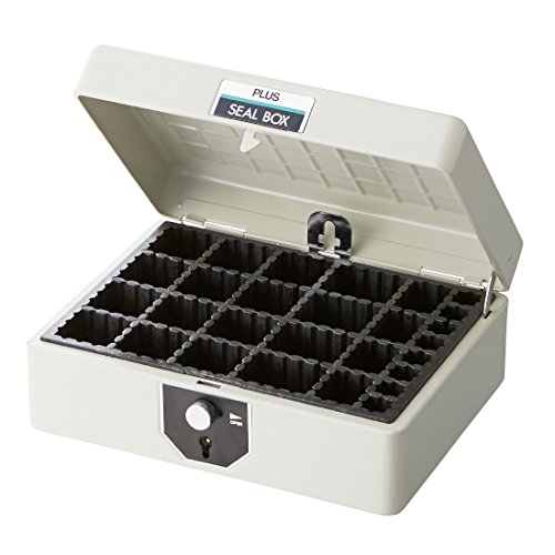 プラス スチール印箱 エルグレー 大 科目印収容数124個 SB-003 37-162 6,507円
