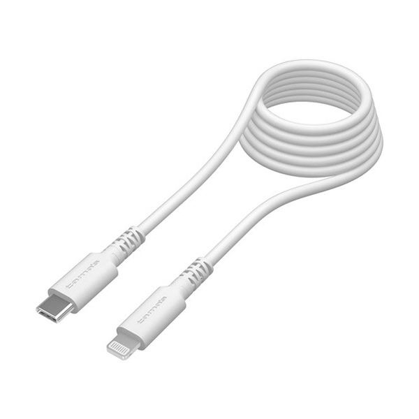 （まとめ） 多摩電子工業USB Type-C to Lightningケーブル ホワイト 2.0m TH212LC20W 1本 [x3セット]