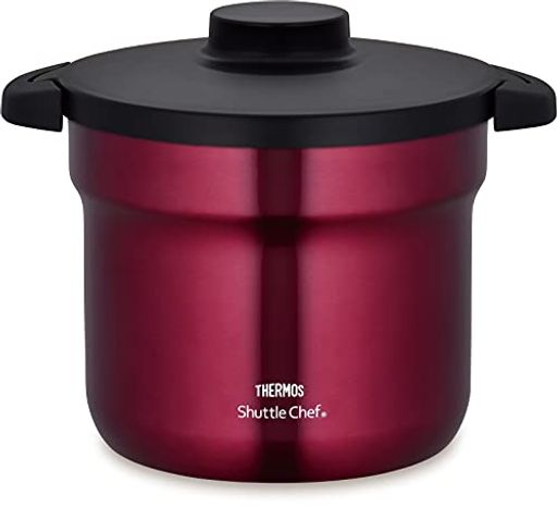 サーモス 真空保温調理器 シャトルシェフ 4.3L (4~6人用) レッド 調理鍋ふっ素コーティング加工 KBJ-4501 R 12,080円