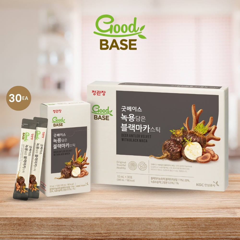 【正規品】 [30包]GoodBASE 鹿茸を入れたブラックマカ スティック 10mlx30包/ 手軽な摂取/ 健康/ 健康習慣