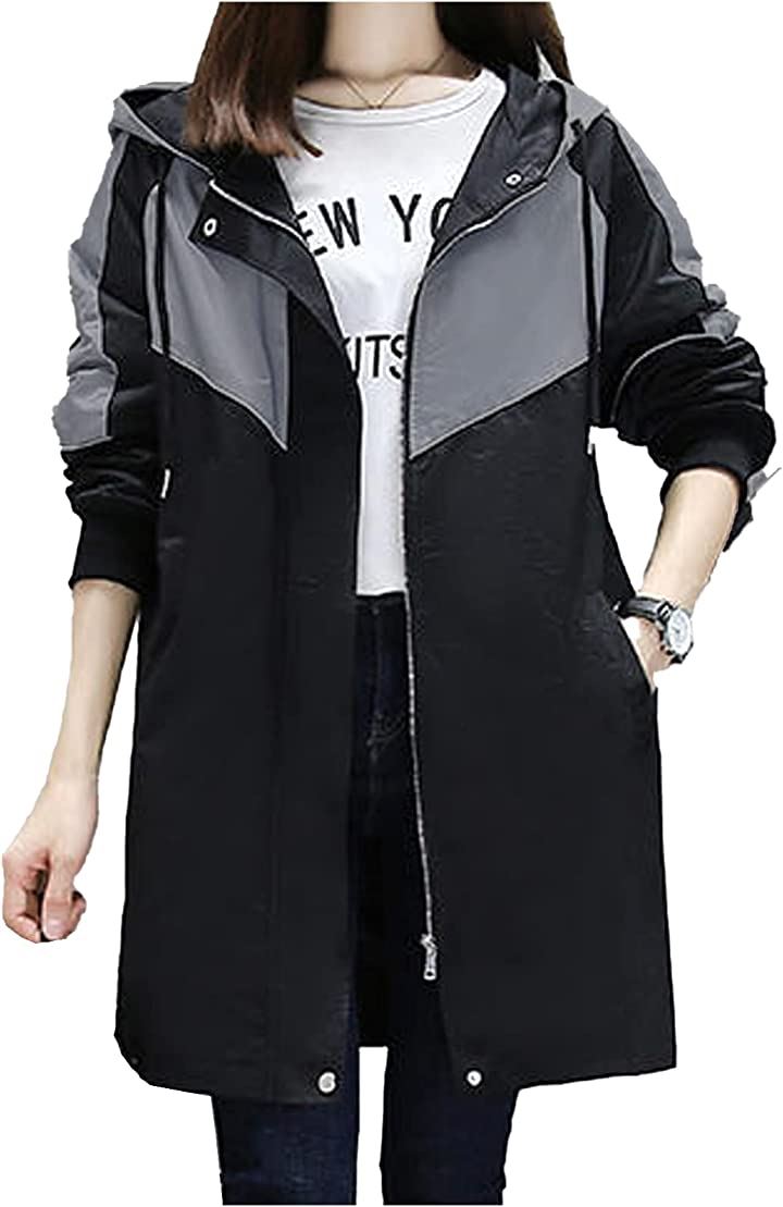 マウンテンパーカー レディース ロング アウター スポーツ(グレー, L)