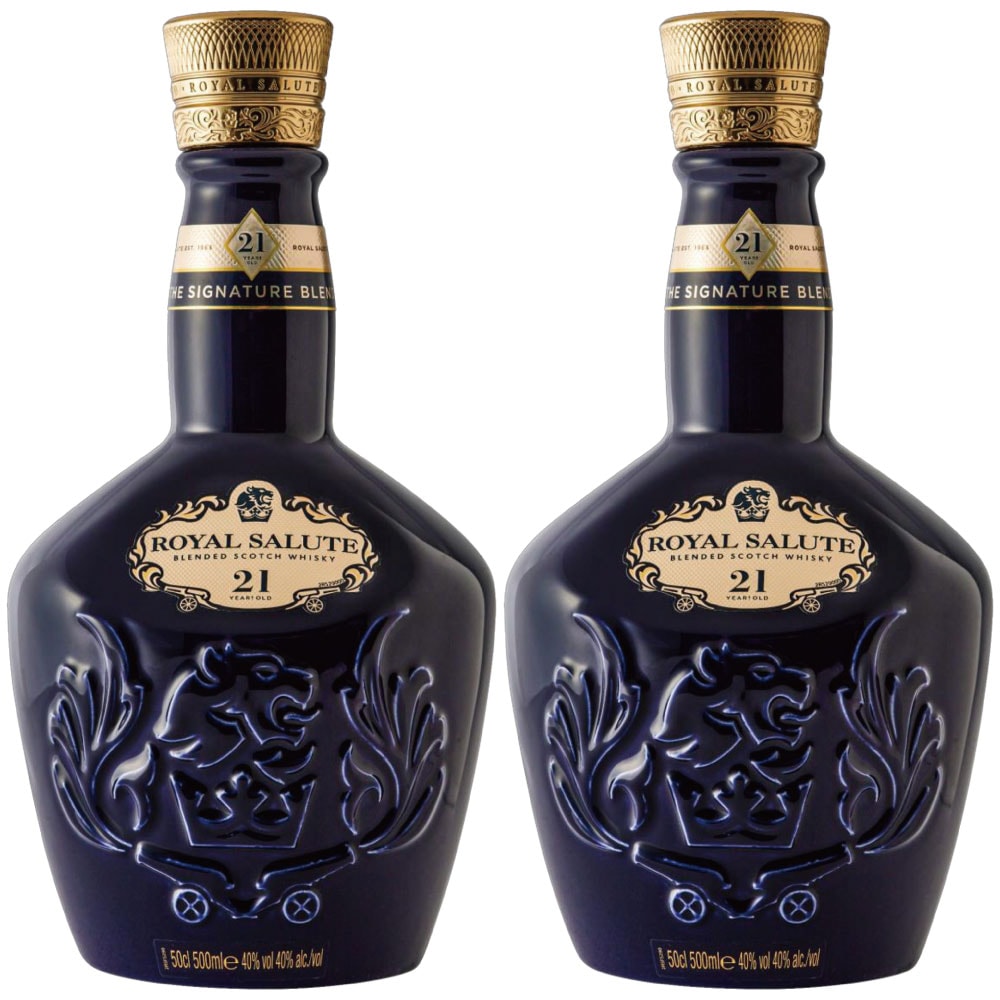 ローヤルサルート 21年 2本セット シグネチャーブレンド 500ml / ブレンデッドスコッチウイスキー イギリス