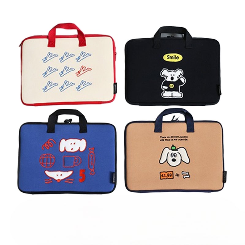 ローマネワイドミディアムノートパソコンポーチチャーリー