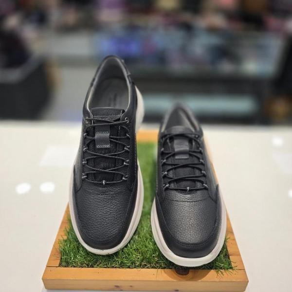 セーブゾーン04 男性コンフォート超軽量アウトソールバンディングカジュアルスニーカー5cm ブラック DFOSJD (S43599575)