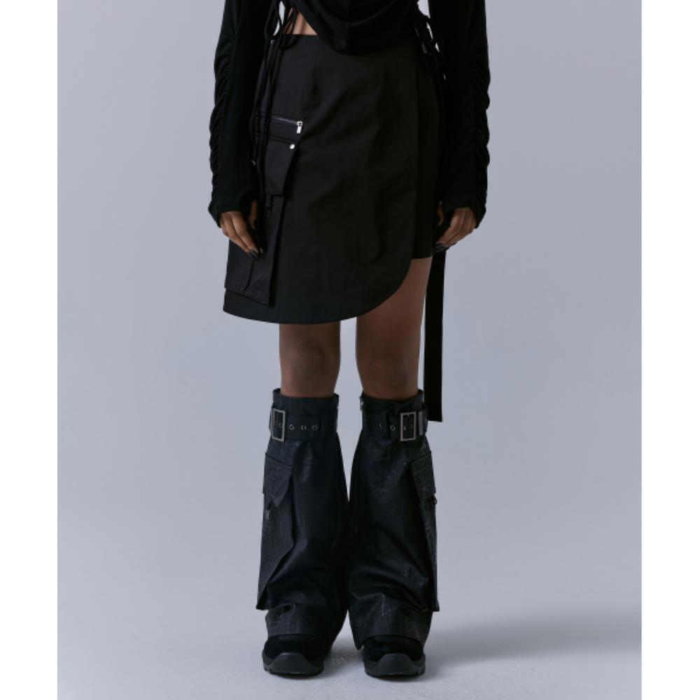 TREEMINGBIRD Cargo Layered Mini Skirt Black TM2479SK00 15,260円