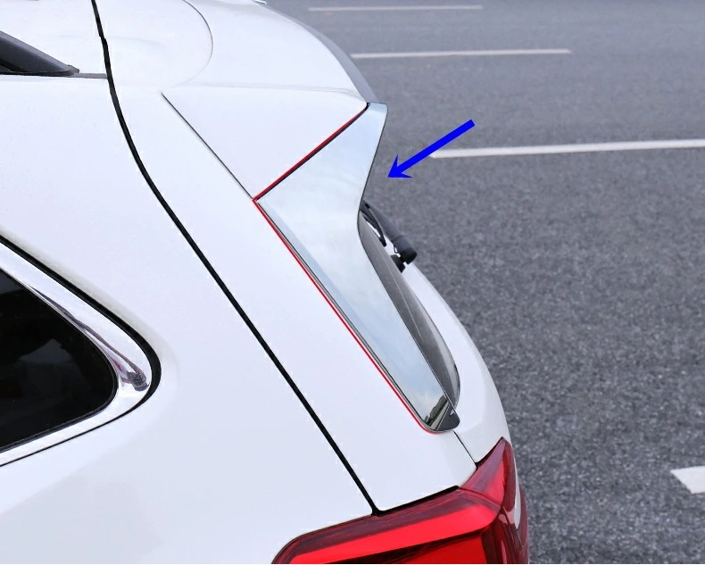 スバル フォレスター SK系 用 リアウィンドウ サイドトライアングルカバートリム 保護 パーツ 2P