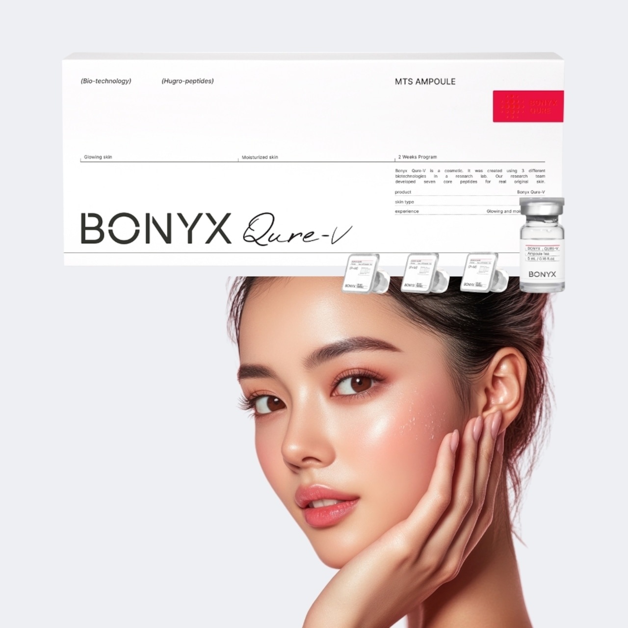 【日本公式】Qure－V マイクロニードル付き美容液　集中美容液