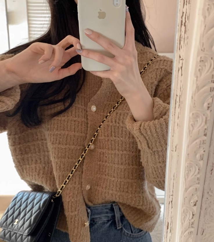 トップス デート モテアイテム カーディガン 長袖 前開き ニット 大人可愛い きれいめ 上品 おしゃれ かっこいい 大人可愛い ラブリー キュート ガーリー クール モード系 セクシー エレガント 5,206円