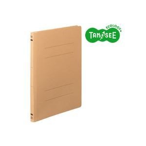 （まとめ）TANOSEE フラットファイル バインダー 2穴 E A4タテ 150枚収容 イエロー 10冊入20パック