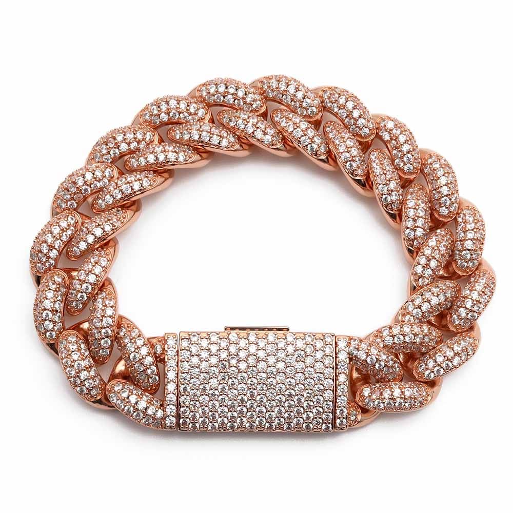 パヴェ喜平ブレスレット [b484-rosegold] 10,164円