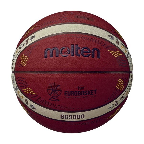 バスケットボール 5号球 B5G3800-E5Z Eurobasket 2025モデル 合皮
