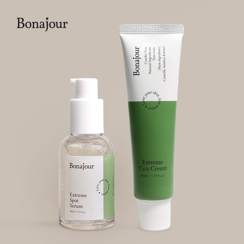 エクストリーム シカセット（セラム50ML+クリーム50ML）/ 容液 CICA 肌トラブルに良い ナイアシンアミド ペプチド