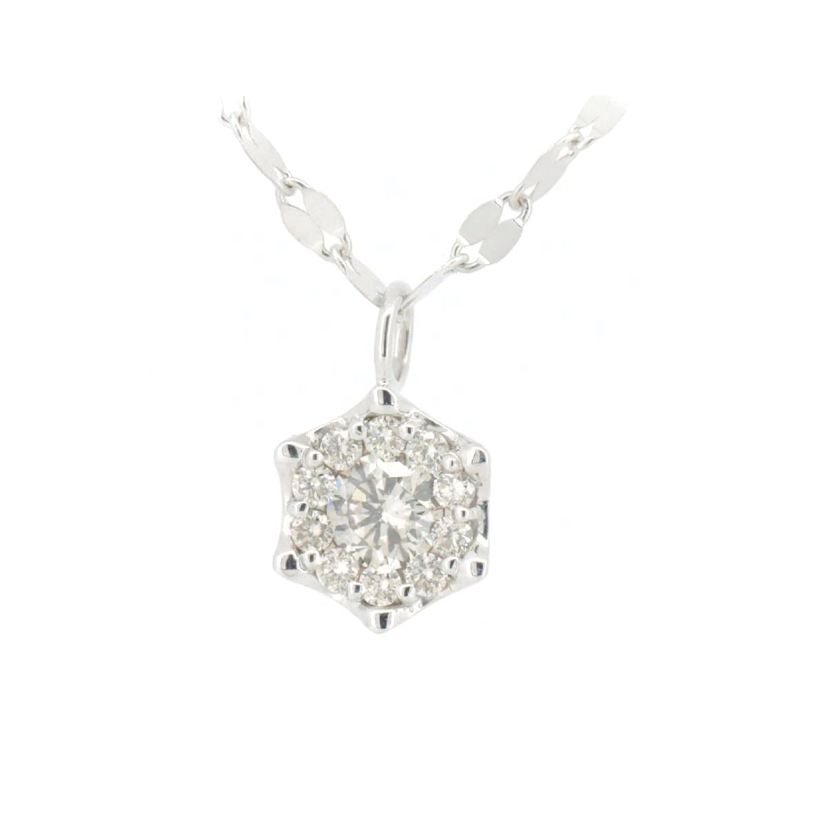 エステール アスタイーリス ダイヤモンド ネックレス 0.31ct K18WG(18金 ホワイトゴールド) 質屋出品