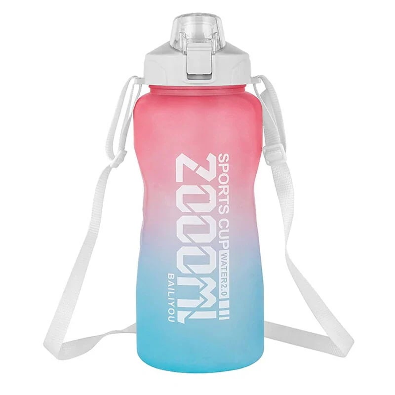 1つ買うと10個無料水筒魔法瓶カバー韓国大容量2リットル軽量 保温保冷直飲みかわいいストローコップ子供おしゃれ男女通勤