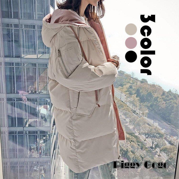 冬の特恵中綿コート 中綿ジャケット レデイース コート 冬 帽付 韓国風 40代 オシャレ アウター 防寒 通勤 ゆったり 厚手 暖かい ダッフルコート ロング丈 3色