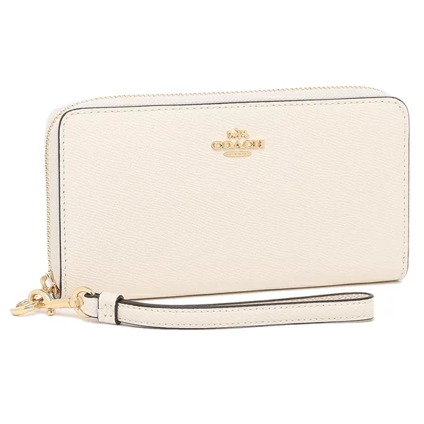 コーチ アウトレット 長財布 ホワイト レディース COACH C3441 IMCHK LONG Z