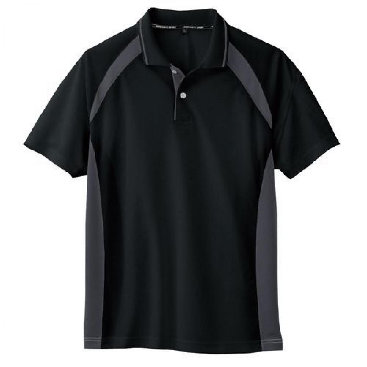 毎日激安特売で 営業中です コーコス信岡 AS-1627 2021最新のスタイル 半袖ポロシャツ ブラック 3L 吸汗速乾