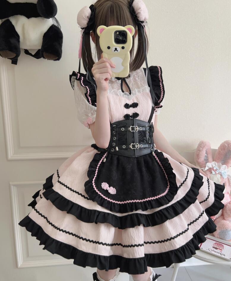 【新作登場 最安値!】138ロリータ ワンピースopjsk　ゴスロリ コスプレ メイド服 コスチューム 文化祭 学園祭 衣装 仮装 ハロウィン おすすめ 可愛い 長袖 ドレス　日常　写真　舞台